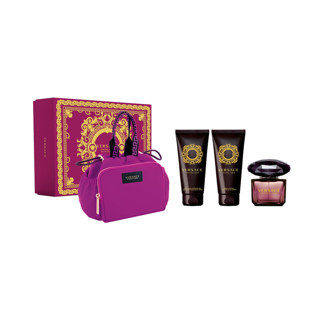 Versace
  Crystal Noir Perfume EDT 90ml 4-Piece Bag Gift Set