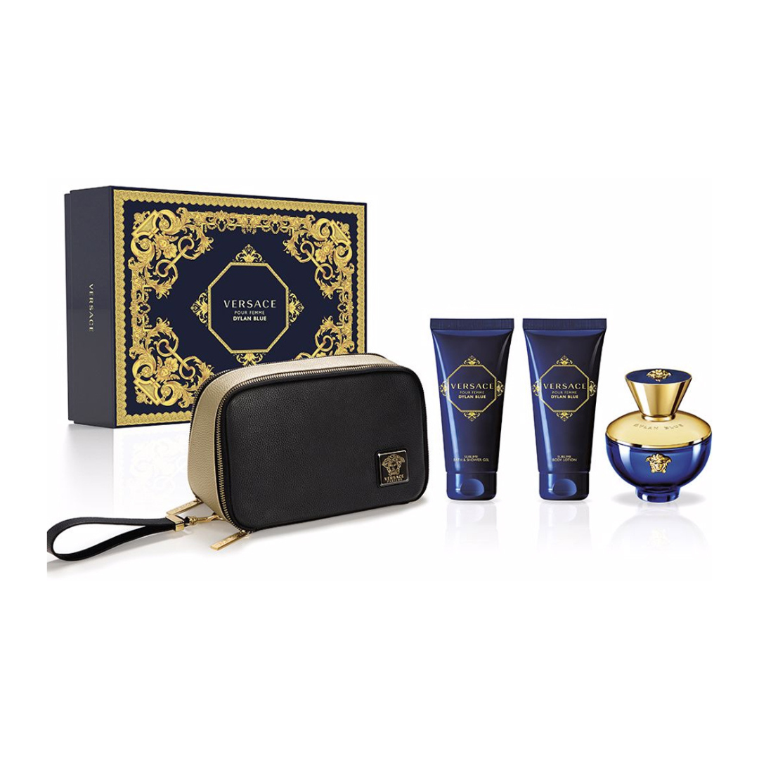 Versace
  Dylan Blue Pour Femme Perfume Eau de Parfum EDP 100ml 4-Piece Set