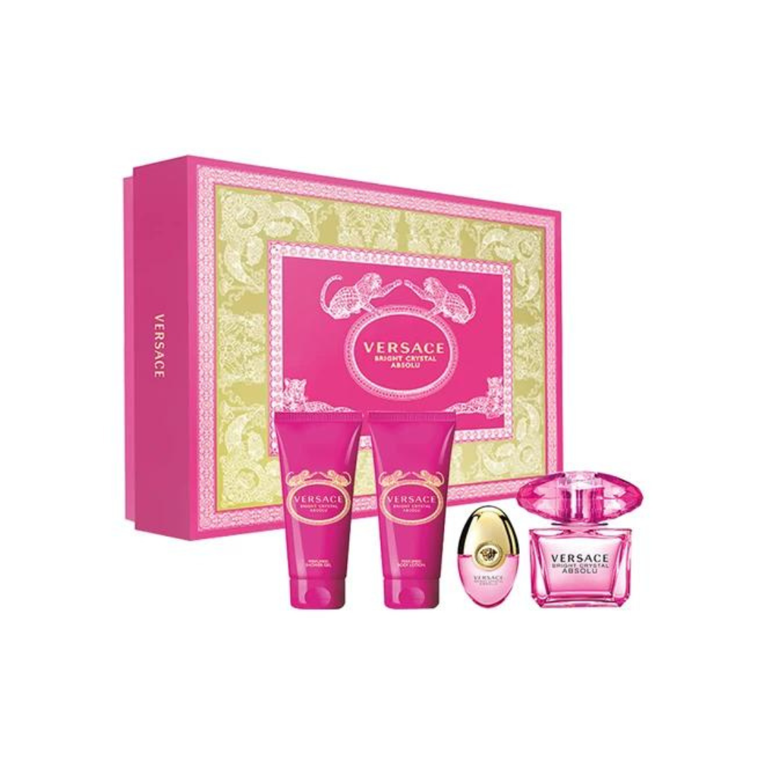 Versace
Bright Crystal Absolu Perfume EDP 90ml Gift Set with Mini & Body Care