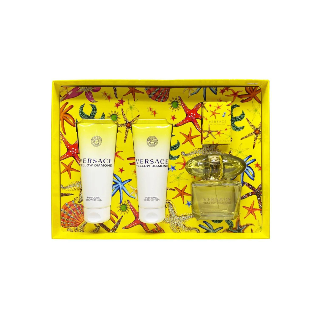 Versace
Yellow Diamond Perfume EDT 90ml Gift Set with Mini & Body Care