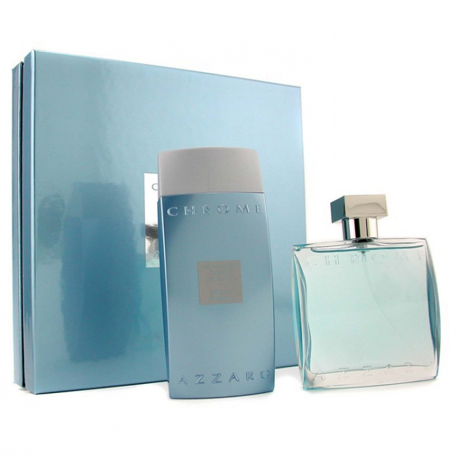 Azzaro
  Chrome Perfume for Men EDT 100ml + Shower Gel Gift Set
