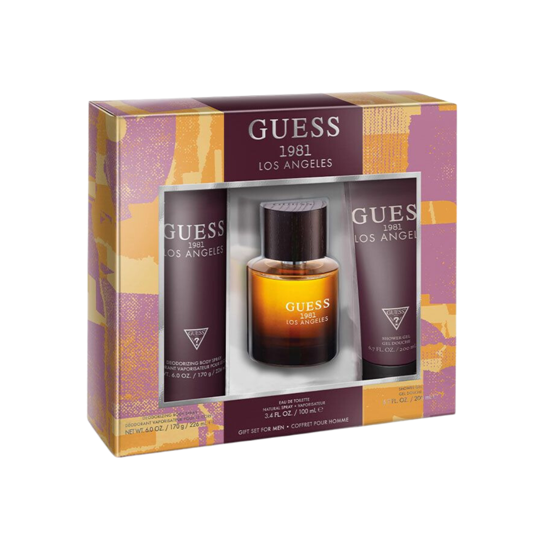 Guess
  Los Angeles Perfume for Men EDT 100ml 3-Piece Set