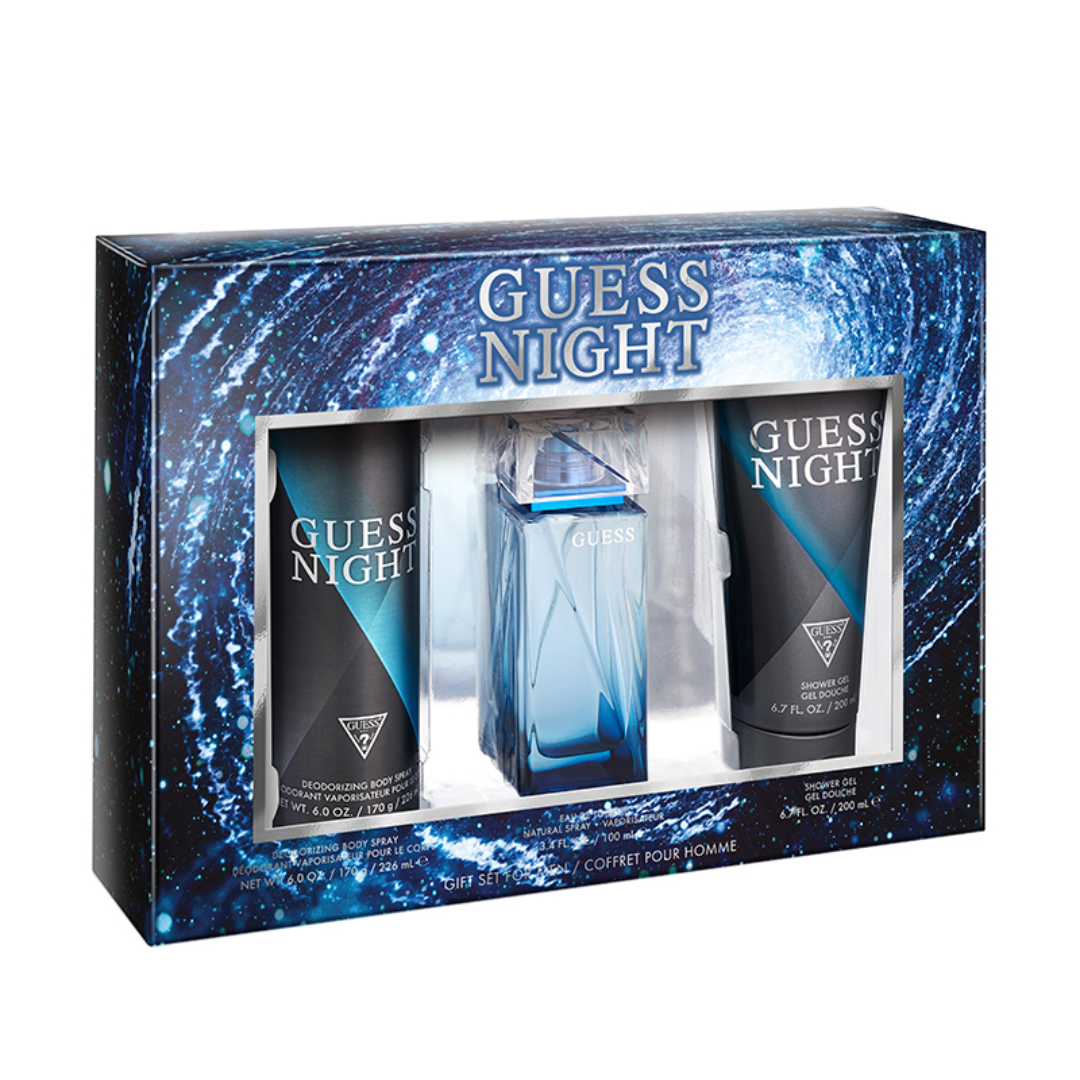 Guess
  Night Perfume for Men EDT 100ml 3-Piece Set