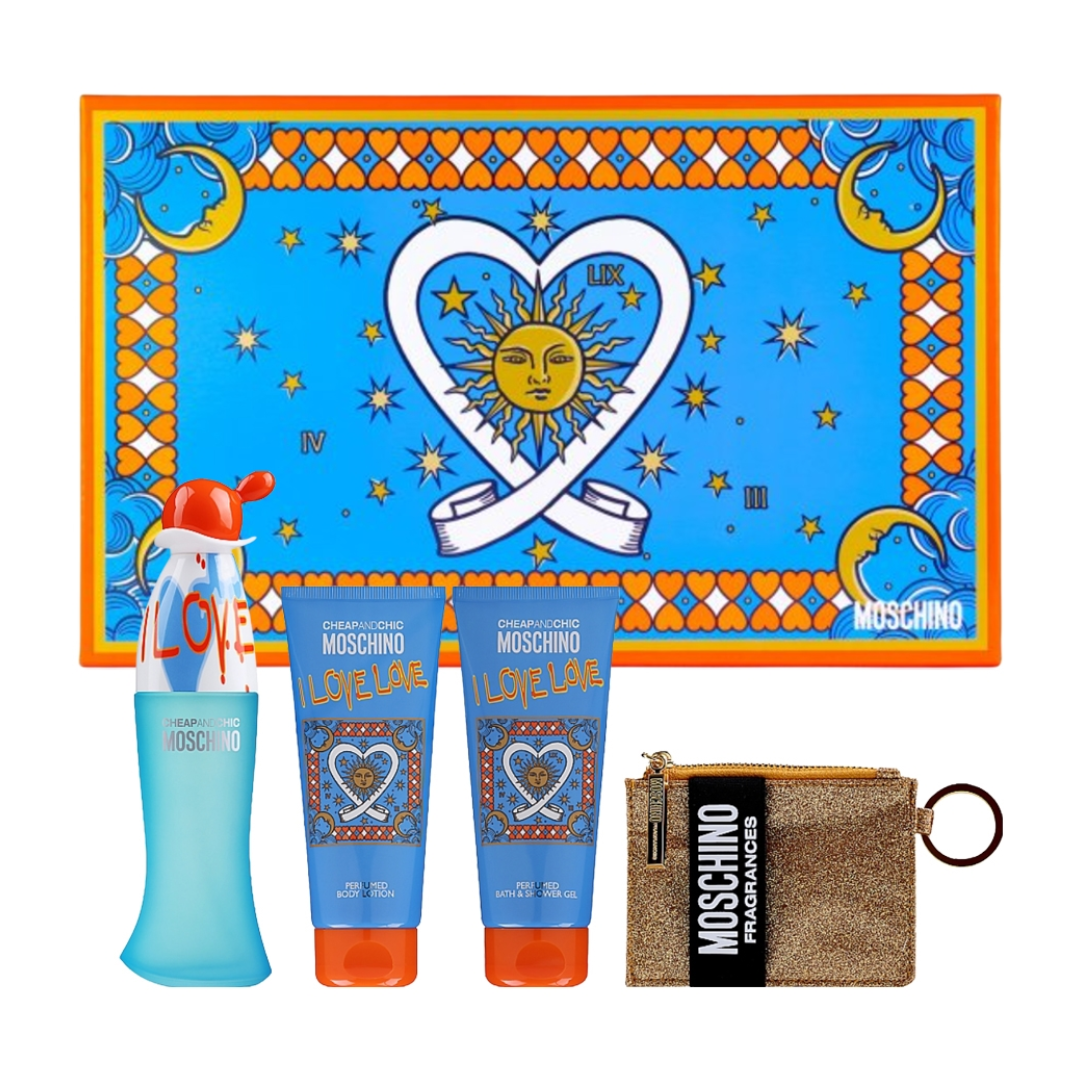Moschino
  I Love Love Perfume EDT for Women 100ml Set