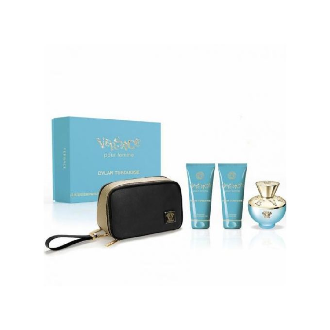 Versace
Dylan Turquoise Perfume EDT 90ml 4-Piece Set