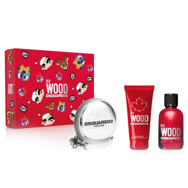 Dsquared2
Wood Red Perfume for Women EDT 100ml 3-Piece Set