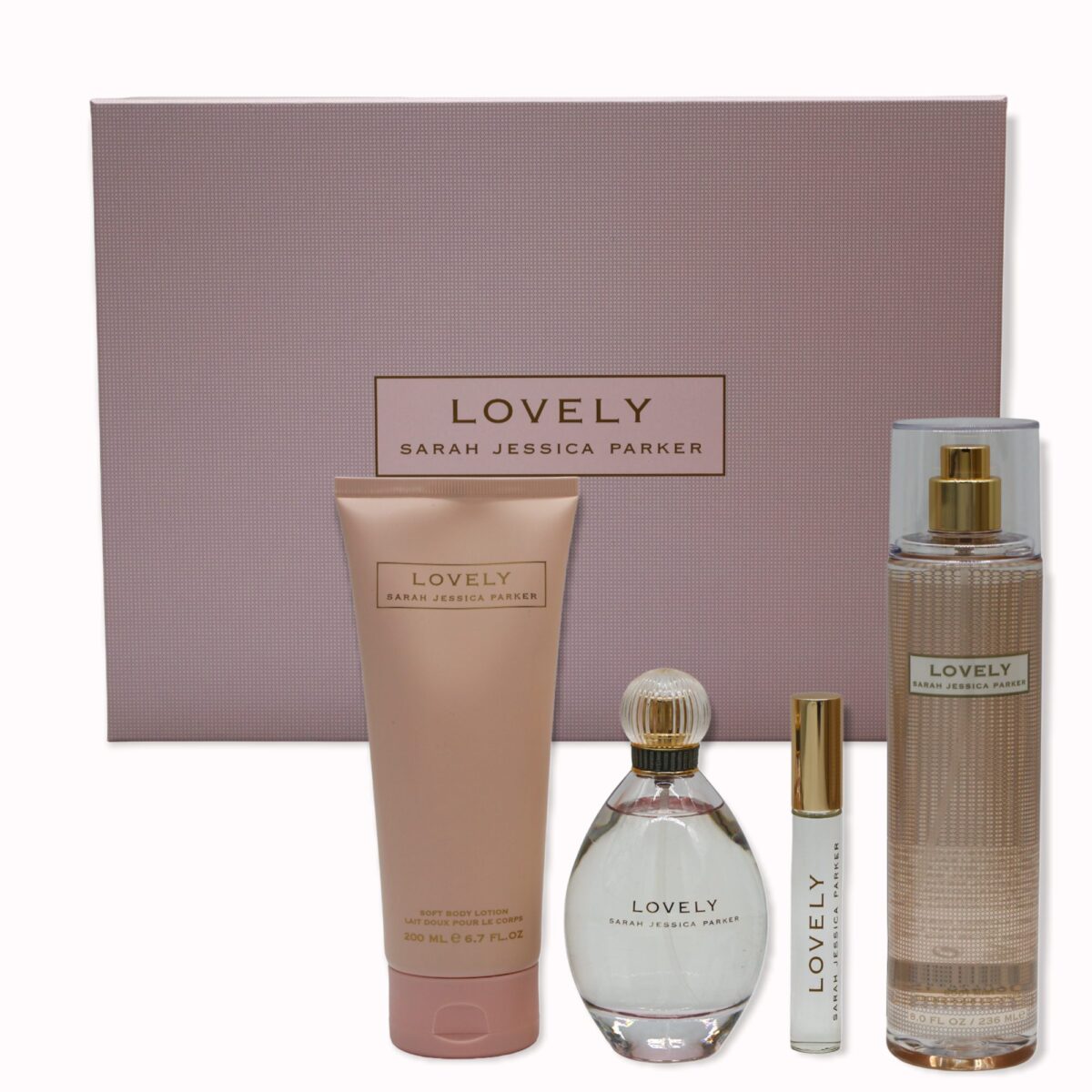 Sarah
  Jessica Parker Lovely Perfume EDP 100ml 4-Piece Set